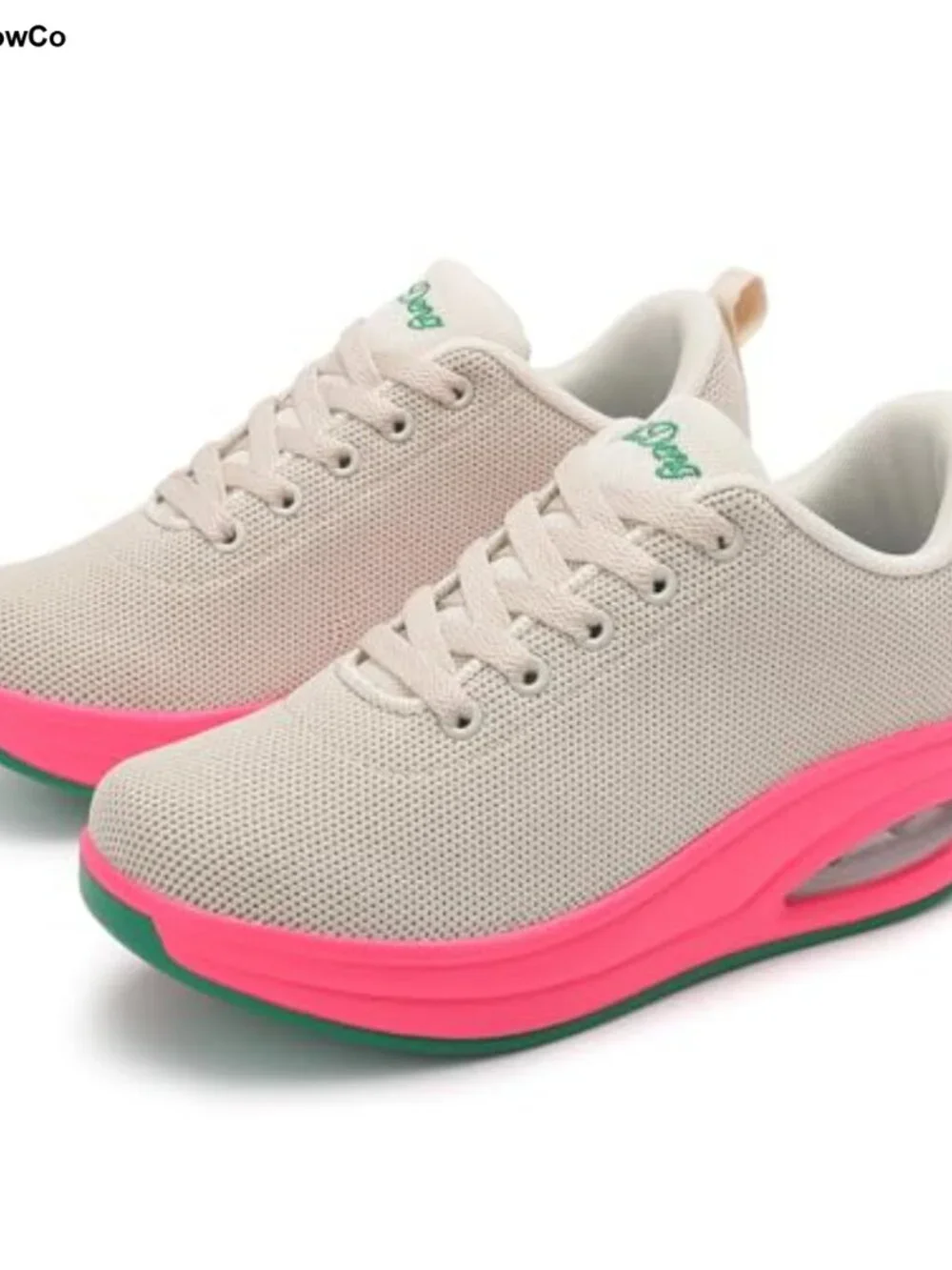 Women's Platform Sneakers Air Cushion Slip-On Walking Shoes Comfortable All Day